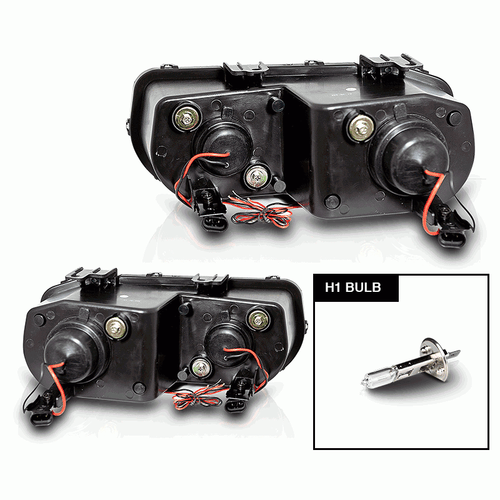 Clear Lens For 1998-01 Acura Integra Projector Halo Headlights Replacement L & R - Picture 2 of 9