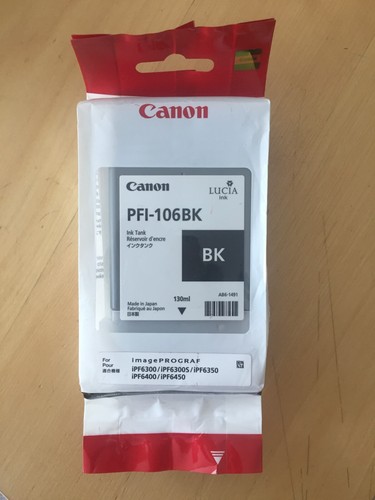 Tintas Canon Genuinas - PFI-106 - LOTE SELECCIONADO DE PAQUETES INDIVIDUALES O MÚLTIPLES (IMPUESTO INCLUIDO) - Imagen 5 de 14
