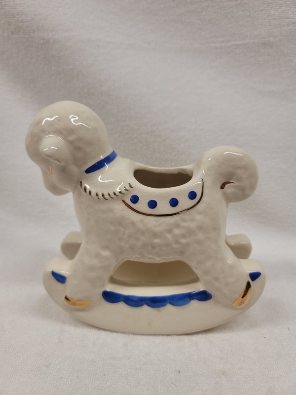 SPAULDING LAMB ON ROCKER BY ROYAL COPLEY, ROYAL WINDSOR, SPAULDING