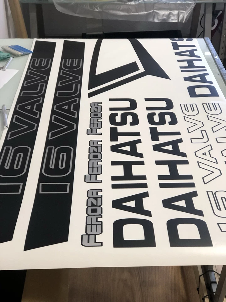 Kit Adhesivos Laterales Vinilo Daihatsu Feroza EL II Calcomania Coche 4x4 - Imagen 2 de 2