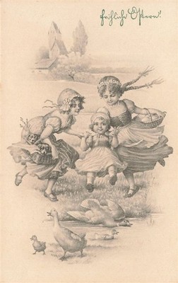 729165) Nice Postcard Happy Easter 