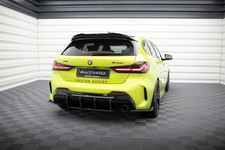 Heckansatz Diffusor V.1 passend für BMW 1er F40 M-Paket / M135i schwarz-rot