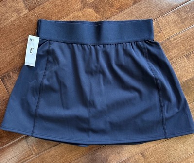 New Aritzia TnAction TnaMOVE  Tennis Navy Slick Court Micro Skirt Flat  XS