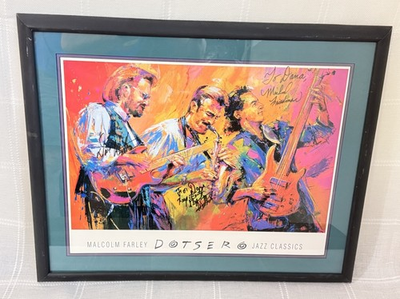 #ad #ad DOTSERO “Jazz Classics” Malcolm Farley Print – Signed by Band Members CO Jazz $189.95