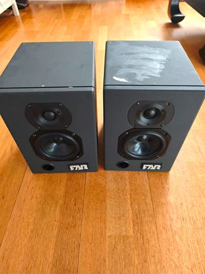 FAR CR10 Studiomonitor Paar passiv 2‑Wege 60 W RMS 4 Ω grau, Bananenbuchse - Bild 1 von 4
