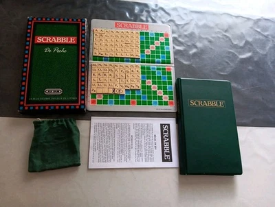SCRABBLE DE POCHE. Jeux Spear. MATTEL .1995 Lettres MAGNÉTIQUES *.123 - Photo 1/4