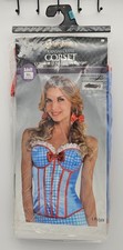Amscan Storybook Kansas Cutie Corset Costume M/L Wizard of Oz Dorothy Halloween