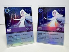 2x Disney Lorcana Elsa Gloves Off D100 COLLECTORS 19/P1 Foil Promo NM
