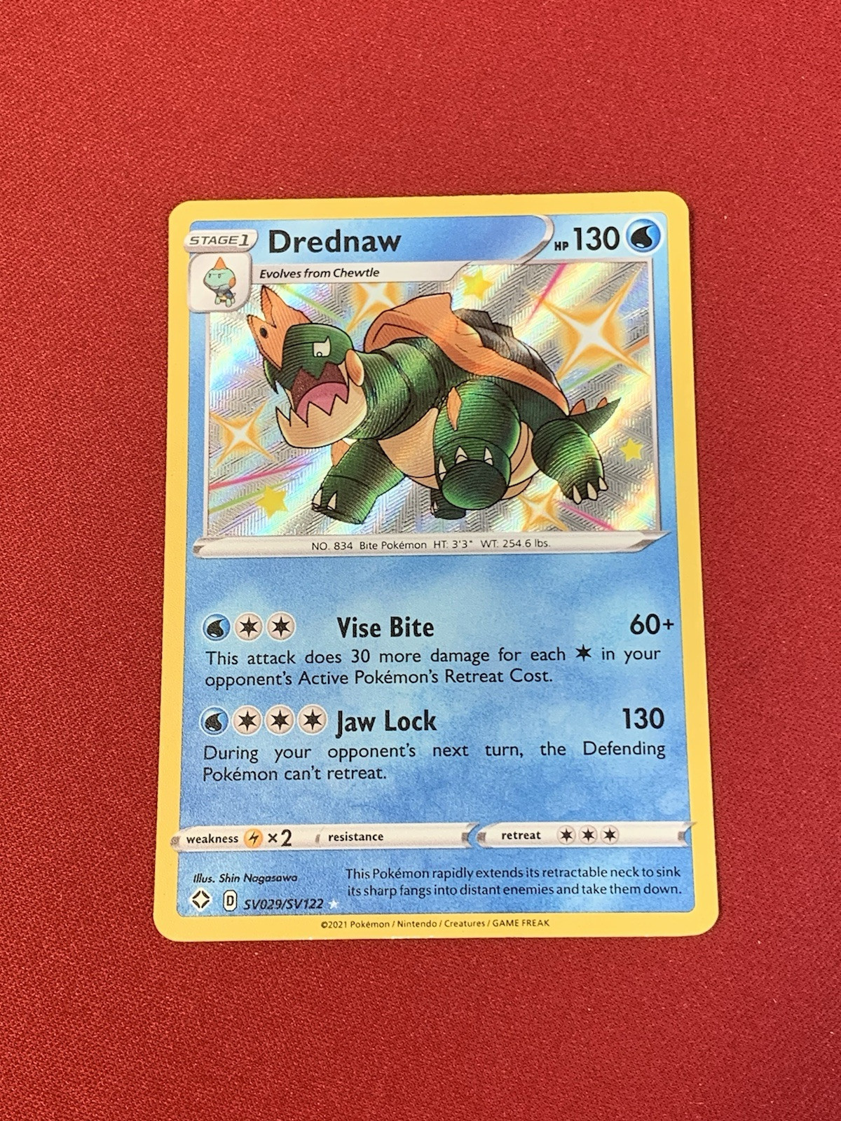Drednaw SV029/SV122 Shining Fates: Shiny Vault Holo