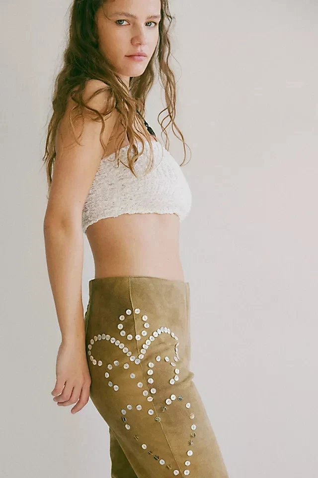 Free People Bea Bandeau Intimately Pull On Textured Straight Neck Bra Top New S - Image 2 of 4