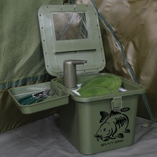 Camping Waschbecken mit Auto Water Tap - USB-LED  für Wallerboot ,Angelboot NGT