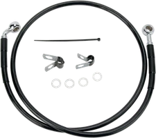 Drag Specialties 1741-2535 Extended Stainless Steel Front Brake Line Kit 47 3...