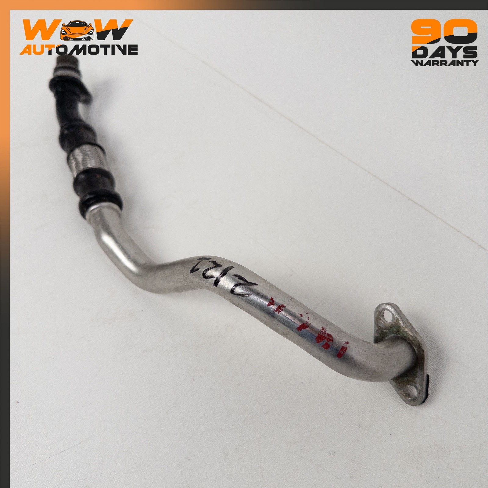 14-19 BENTLEY CONTINENTAL GT 6.0L LEFT TURBOCHARGER RETURN OIL LINE OEM