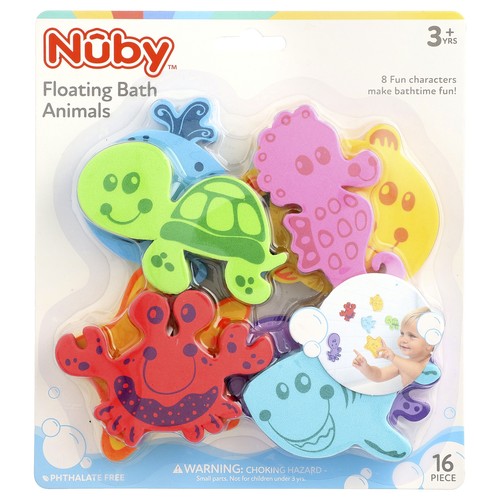 Floating Bath Animals, 3+ Years, 16 Pieces