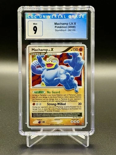 Pokémon TCG CGC 9 MINT Machamp LV.X Stormfront 98/100 Holo Rare FAST SHIPPING