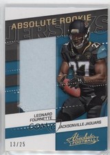 2017 Panini Absolute Rookie Jerseys Prime 13/25 Leonard Fournette #36 b8h