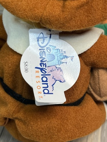Peluche Disney Winnie The Pooh Pilgrim Pooh 2001, 8" Bean Bag Nuovo con etichette. - Foto 2 di 3