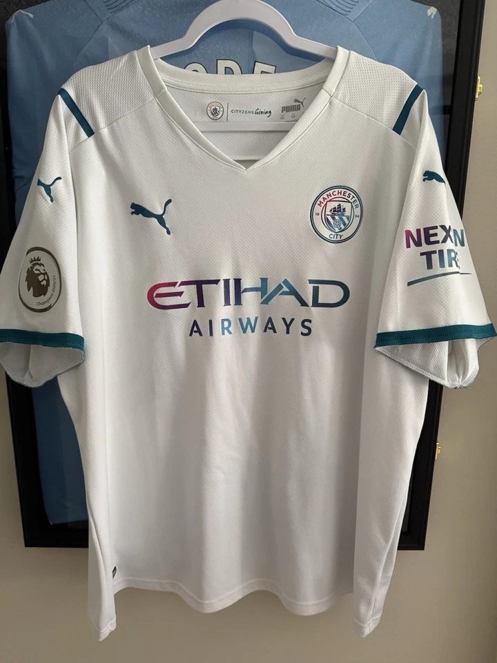 Camiseta deportiva Manchester City Jack Grealish Premier League visitante 21/22 Fan Fit adulto XXL Foto 2 de 4