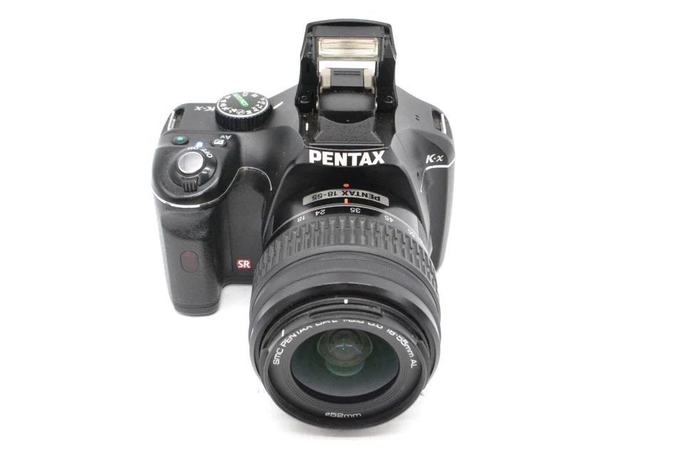 Cámara digital multilingüe N como nueva Pentax K-x 12,4 MP negra 18-55 mm lente AL JAPÓN - Imagen 4 de 4