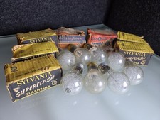 Lot of 15 NOS Vintage Flashbulbs Sylvania Press 40 Ken-Rad No 11 Westinghouse GE