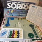 Vintage 1972 Parker Brothers Sorry! Slide Pursuit Board Game Complete
