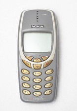 Nokia 3360 Cell Phone Gray Cingular Collectable Item UNTESTED - PHONE ONLY