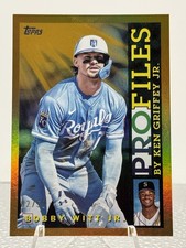 2026 Topps Series 1 Topps Profiles Bobby Witt Jr. TP-16 Gold  2/50 Royals
