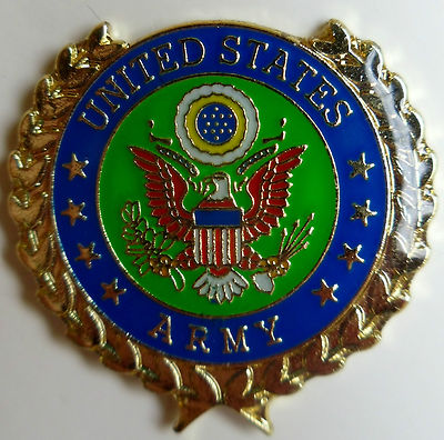 Air Force Seal Gold Wreath Lapel Pin Military hat Tie Tac Tack US American