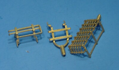 O SCALE N&W / C&O TENDER UNDERFLOOR EQUIPMENT BOXES WISEMAN BRASS PART BS-289