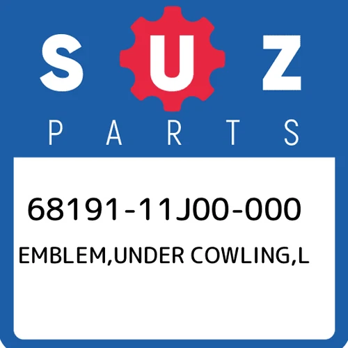EMBLEM,UNDER COWLING,L