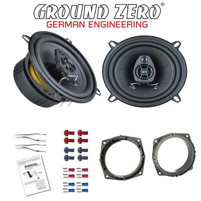 Ground Zero Autolautsprecher 13cm 220 Watt Set für Mitsubishi Colt Z30/Z30G/Z3V
