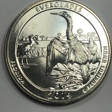 2014 D - Everglades National Park ATB Quarter Dollar