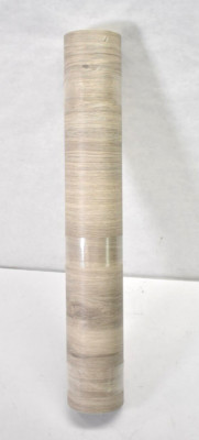 Wifea Vinyl Flooring 23.6'' x 393.7'' Wood Grain Self Adhesive Vinyl Gray Chestnut