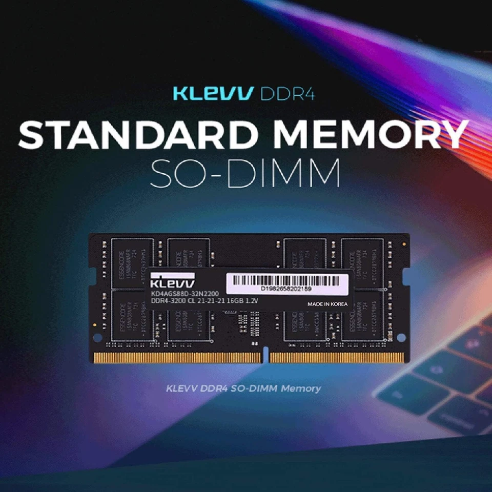 3200MHz CL22 1.2V SODIMM Laptop Ram Memory SK Hynix Chip (KD4BGSA80- - Image 2 of 4