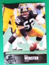 1997 UPPER DECK LEGENDS FB MIKE WEBSTER #176 PITTSBURGH STEELERS NICE