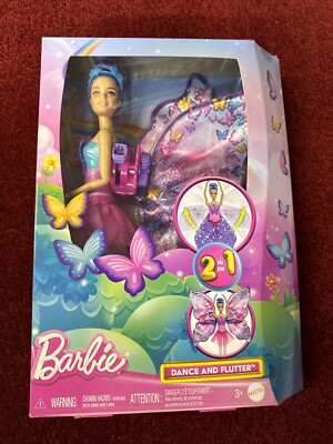 Barbie Tanz und Flatter Puppe mit 2-in-1 Transformation 3+ Neu&versiegelt