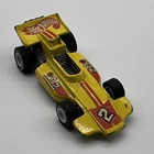 HOT WHEELS Vintage Lightning Gold Real Riders Yellow Formula 1 Goodyear Car 1973