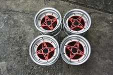 JDM 13" AP racing wheels staggered for Kyusha Bosozoku ae86 ta22 gc10 datsun