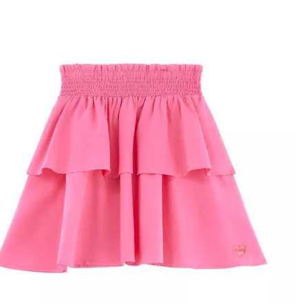 Falda de popelina rosa ajustada GUESS Big Girls, 12 - Imagen 1 de 1