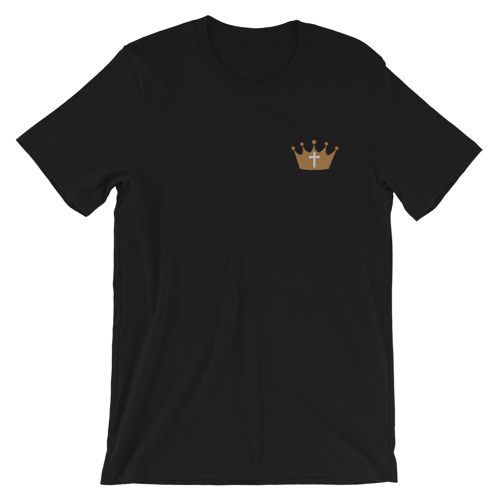 Jesus Prince of Peace King of Kings Cross Crown Embroidered Unisex