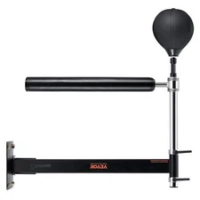 Wall Mount Boxing Spinning Bar w/ Punching Ball Adjustable Boxing Speed Trainer