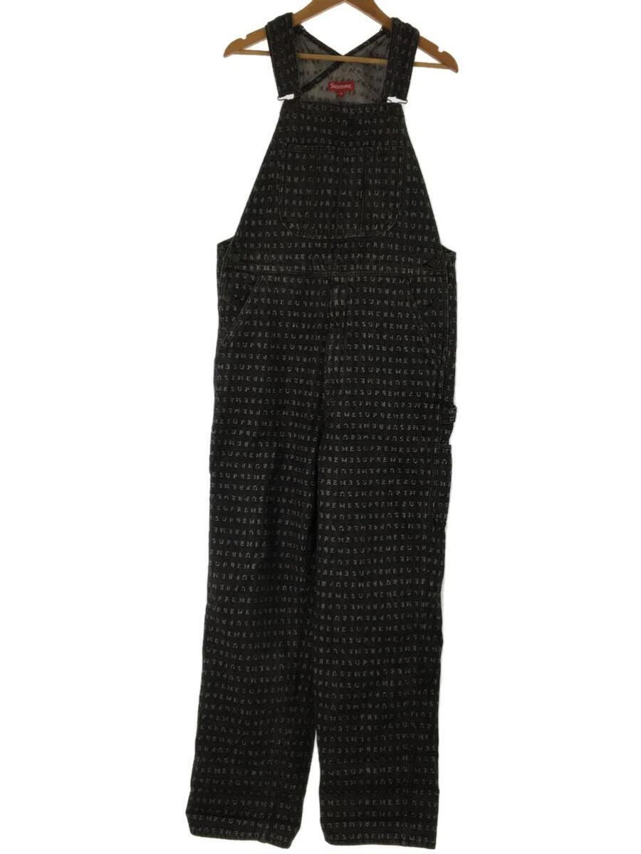 S】Supreme Jacquard Logos Denim Overalls | vrealitybolivia.com