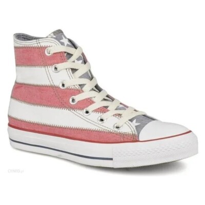 New RARE Converse American Flag High Top Sneaker - Unisex (Mens 9 / Wo's 11)