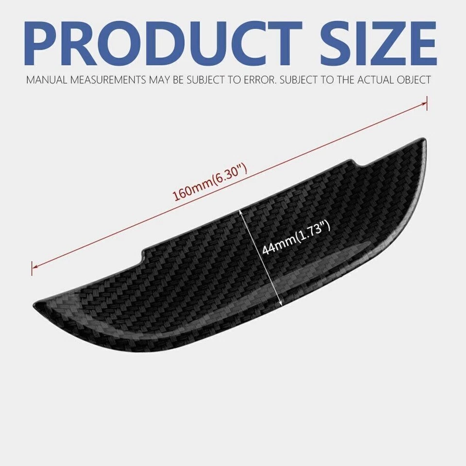 Carbon Fiber ABS Exterior Door Handle Bowl Cover Fit for Dodge Challenger 15-22 Foto 2 de 4