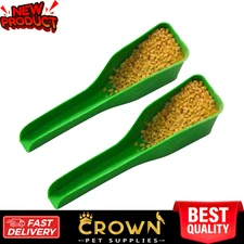 2 Pcs Spoon Tableware Bird Feeder Canary Food Scoop Cage Birds Spoons