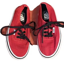 Vans Off The Wall Unisex Era Sneakers Red White TB6Q Lace Up Shoes M3.5 W 5
