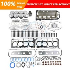 Engine Pistons Full Gasket Set For 2005-2006 Chrysler Dodge Jeep 5.7l Vin 2 H Engine Pistons Full Gasket Set For 2005-2006 Chrysler Dodge Jeep 5.7l Vin 2 H