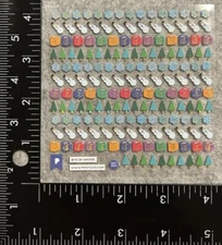 Pipsticks Stickers Holiday Coffee Snowflake Snowman Tree Pipstickers