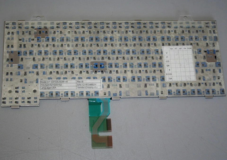 Panasonic ToughBook Keyboard CF-31 CF-30 CF-29 CF-52 CF-53 CF-72 CF-73 CF-74 etc - Image 3 of 4