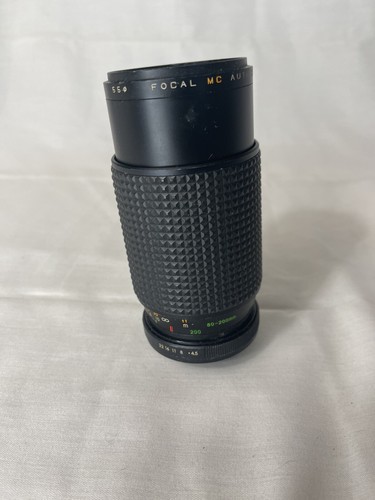 Vintage Pentax Camera Lens 1:4.5 80-200mm Manual Zoom Lens
